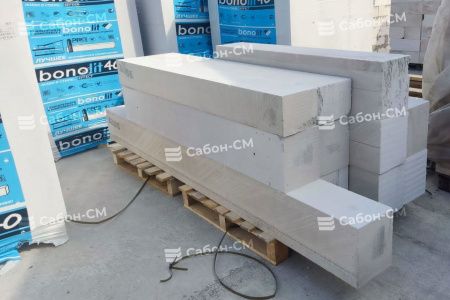 Газосиликатные блоки Бонолит Проджект Электросталь D500 625х375х200 стеновые
