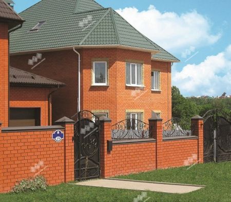 Облицовочный кирпич Железногорский полуторный утолщенный 1,4 НФ Красный гладкий