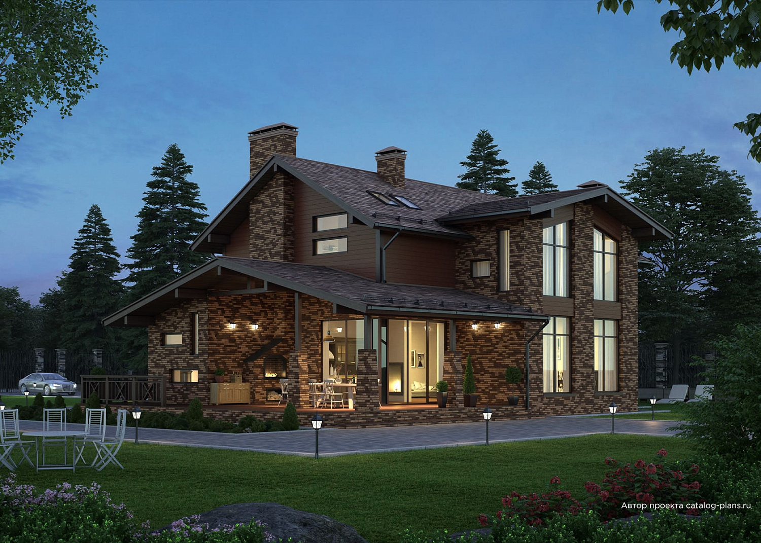 Облицовочный кирпич Plinfa Cassia Микс 1812 рифленый