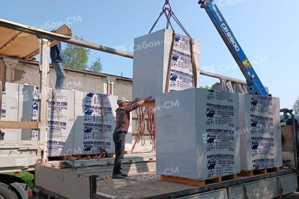 Газобетонные блоки Могилевский КСИ D500 625х200х200 стеновые